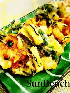 栄養満点!サクサクかきあげ-レシピのメイン写真