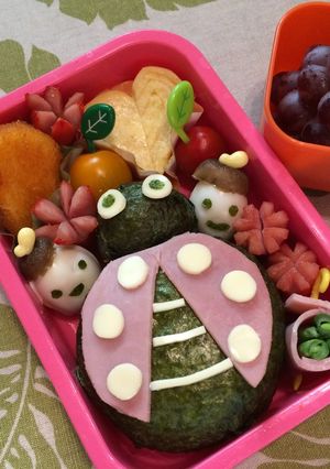 テントウムシキャラ弁-レシピのメイン写真