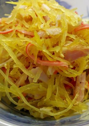 そーめんかぼちゃの中華和え-レシピのメイン写真