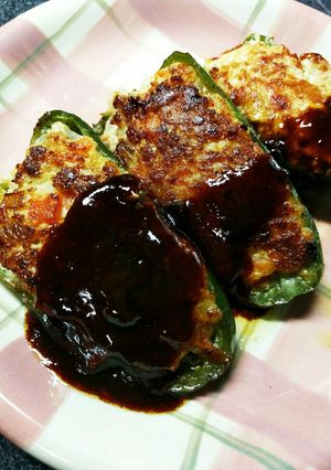 肉汁の旨みを食べ切る!ピーマンの肉詰め-レシピのメイン写真