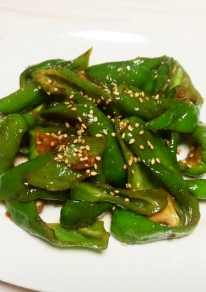甘長唐・しし唐・ピーマン☆焼肉のタレ炒め-レシピのメイン写真