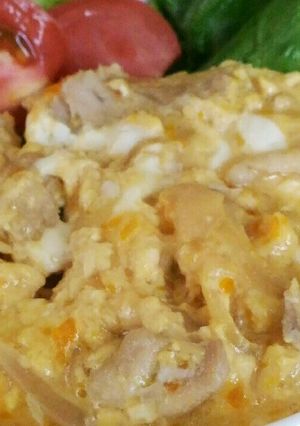 レンジで簡単時短!家族絶賛とろとろ親子丼-レシピのメイン写真