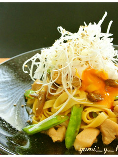 和パスタ! 鶏ごぼう♪-レシピのメイン写真