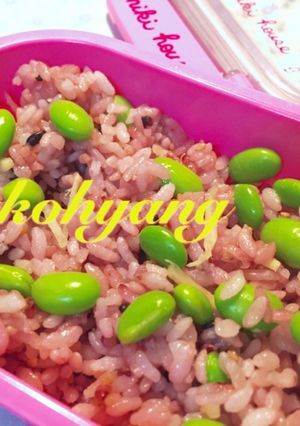簡単♡雑穀米☆生姜枝豆ゴハン☆お弁当にも-レシピのメイン写真