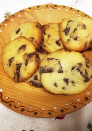 甘さ控えめサクサクチョコチップクッキー-レシピのメイン写真