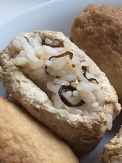簡単すし飯のおいなりさん☆塩昆布いなり-レシピのメイン写真