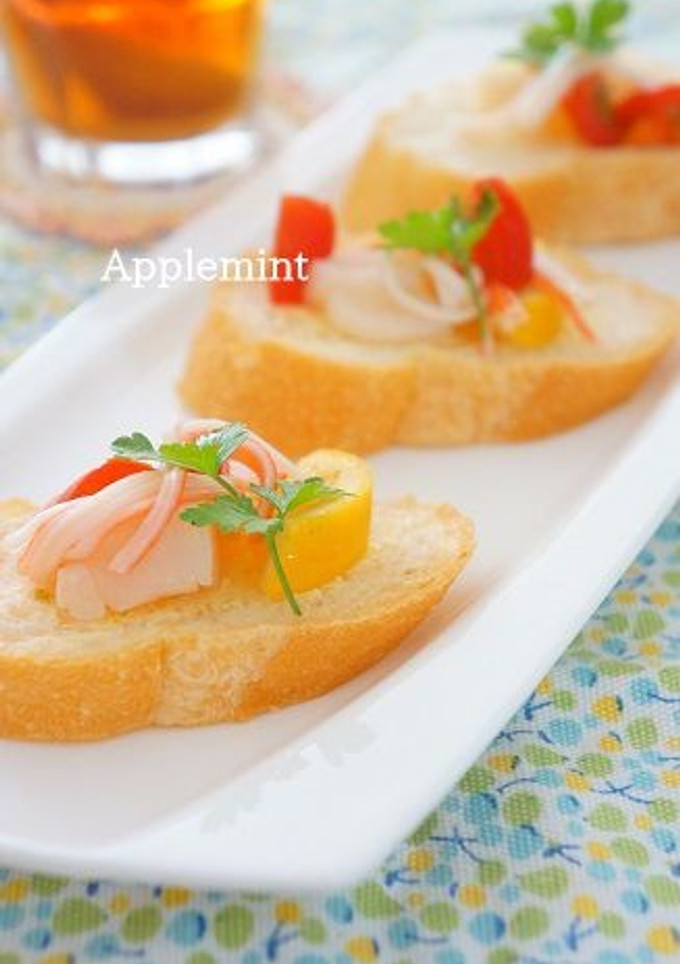 火を使わず簡単帆立とレモンのタルティーヌ-レシピのメイン写真