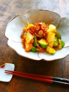 タコと胡瓜のキムチ和え-レシピのメイン写真