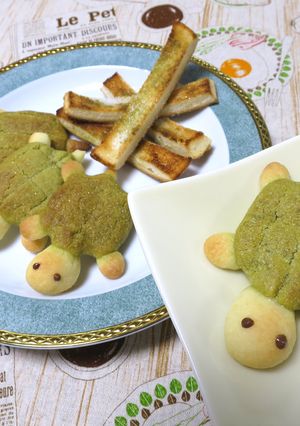 【簡単】カメロンパンとスティックラスク♪-レシピのメイン写真