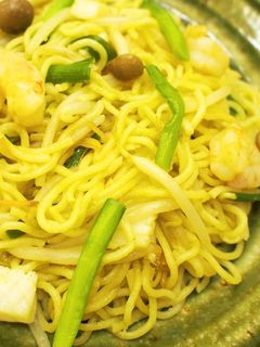 簡単!!グリーンカレー焼きそば-レシピのメイン写真
