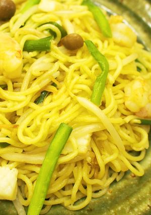 簡単!!グリーンカレー焼きそば-レシピのメイン写真