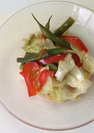 寿司酢で、サッパリ野菜炒め-レシピのメイン写真