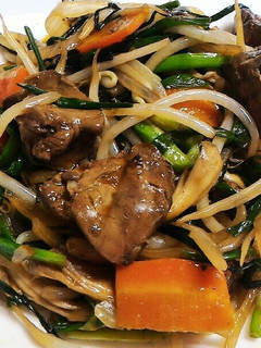 焼鳥リメイク☆5分でレバニラ炒め♪-レシピのメイン写真