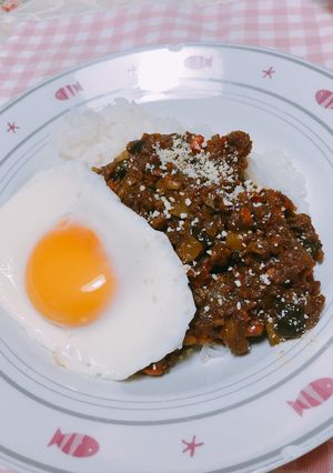 余ったカレーでキーマカレ〜-レシピのメイン写真