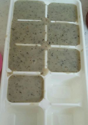 黒大豆と黒ゴマのペースト*離乳食*-レシピのメイン写真