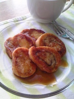 手作りおやつ☆お麩でフレンチトースト-レシピのメイン写真