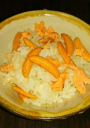 柿の種ごはん-レシピのメイン写真