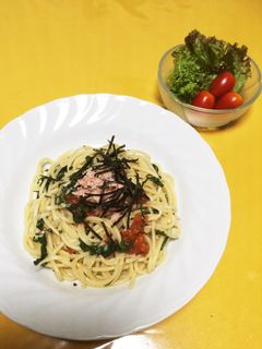 梅紫蘇パスタ-レシピのメイン写真