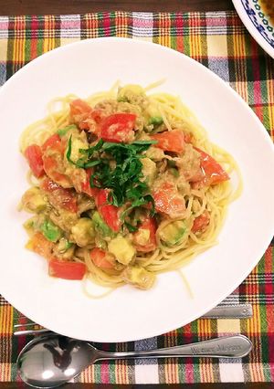 トマトとツナの簡単☆冷製パスタ-レシピのメイン写真