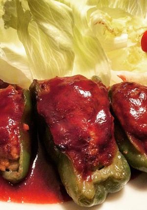 簡単!とろ~り♪ピーマンの肉詰め-レシピのメイン写真