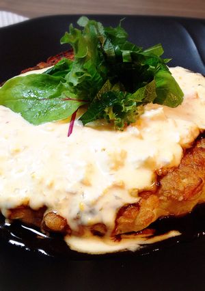 簡単♬海鮮お好み焼き*タルタルソースのせ-レシピのメイン写真