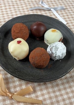 【基本材料2つ】トリュフ風あんチョコ-レシピのメイン写真