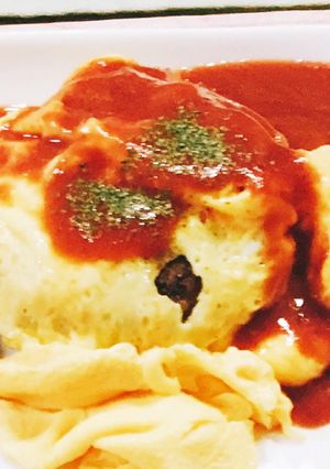 誰でもできる簡単オムバーグ♡-レシピのメイン写真