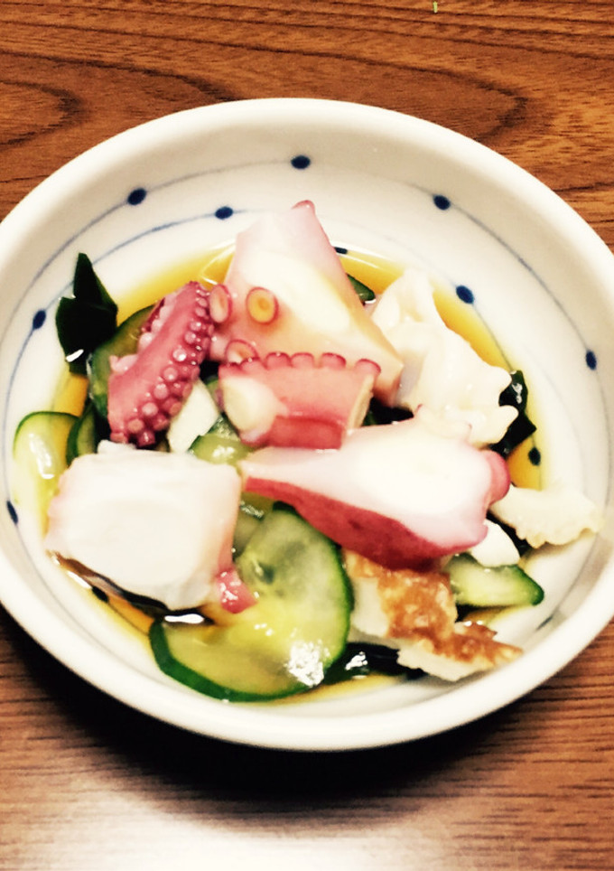 簡単！さっぱりタコの酢の物-レシピのメイン写真