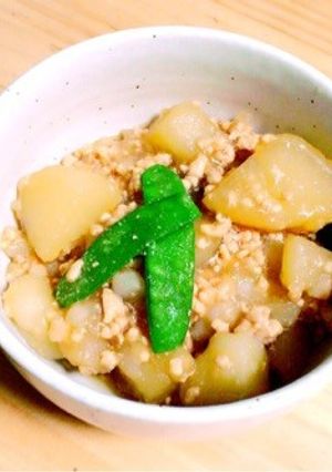 大根とジャガイモの胸肉あんかけ♡-レシピのメイン写真