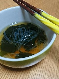 簡単春雨スープ-レシピのメイン写真