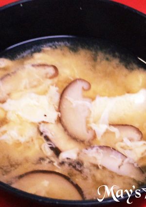 椎茸のかき玉汁-レシピのメイン写真