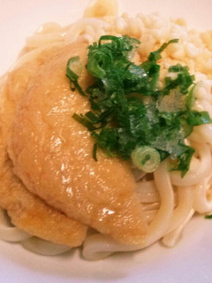 レンジできつねうどんの揚げ♪関西風-レシピのメイン写真