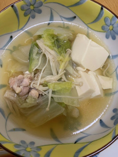 白菜と豆腐の煮物-レシピのメイン写真