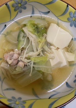 白菜と豆腐の煮物-レシピのメイン写真