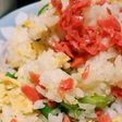 常備菜手作り鮭フレークで簡単鮭チャーハン