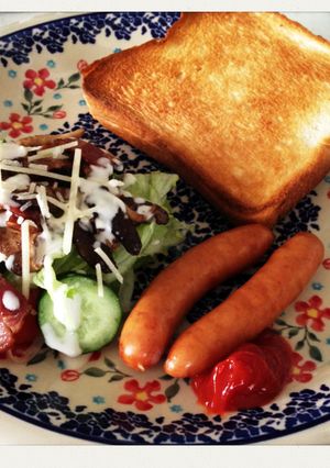 茹で？焼き？5分で両食感のソーセージ！-レシピのメイン写真
