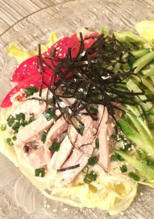 レモンでサッパリ♪ネギ塩ダレそうめん-レシピのメイン写真