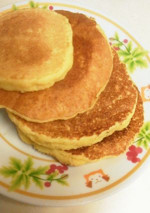 子どもおやつ♬生おから入りのホットケーキ-レシピのメイン写真