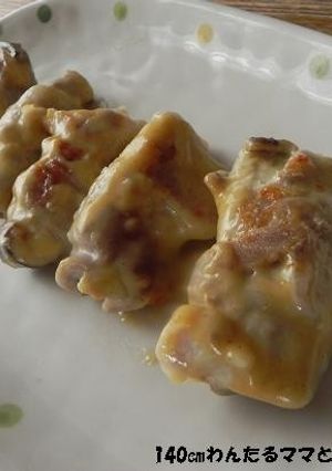 簡単★肉巻き椎茸のめんつゆカレーソテー-レシピのメイン写真
