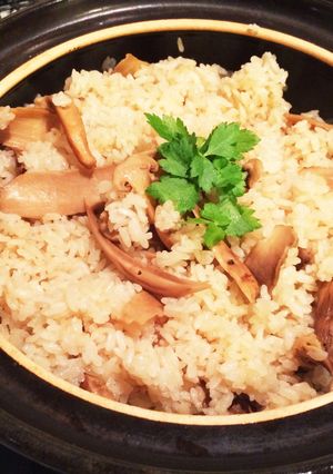 松茸の土鍋炊きごはん☆もち米併用-レシピのメイン写真