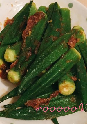 箸が止まらない！オクラのしょうが焼き☆-レシピのメイン写真