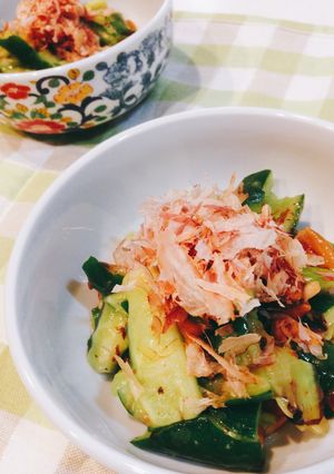 ☆きゅうりとなめこのサッパリ梅肉合え☆-レシピのメイン写真