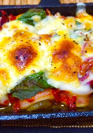 ヤリイカのトマトチーズ焼き-レシピのメイン写真