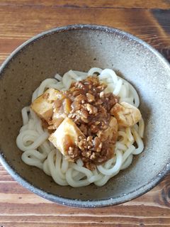 麻婆うどん-レシピのメイン写真