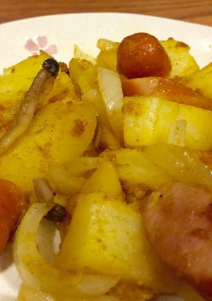 カレーチーズ味✳︎ジャーマンポテト-レシピのメイン写真