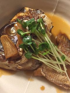 鯛の兜の煮付け-レシピのメイン写真