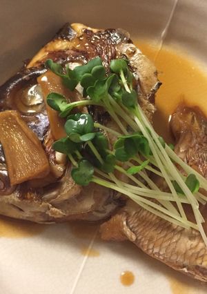 鯛の兜の煮付け-レシピのメイン写真