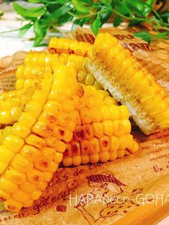 甘みが活きる!塩バター焼きとうもろこし。-レシピのメイン写真