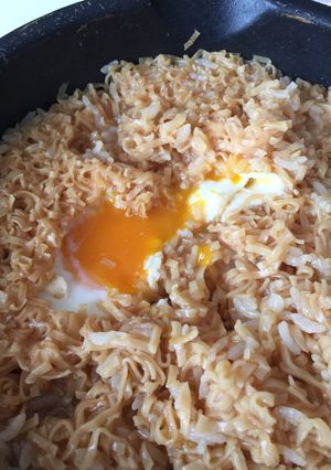 チキンラーメン雑炊♪-レシピのメイン写真