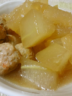 冬瓜と鶏つくねの煮物-レシピのメイン写真